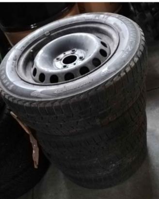 cerchioni in ferro nero Fiat panda 169 