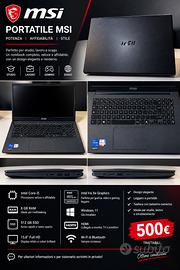PC portatile MSI notebook