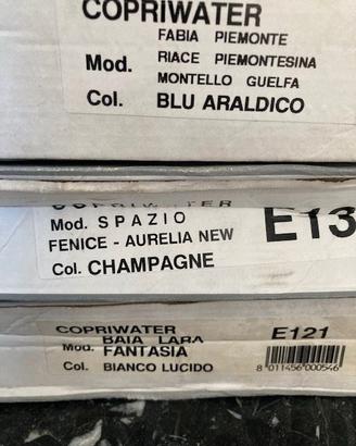 Sedili wc nuovi per varie serie sanitari