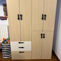 Cameretta bimbi Ikea SMÅSTAD-letto KURA
