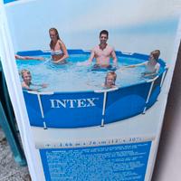 🏊♂️ Piscina Intex 366 x 76 + motore + accessori