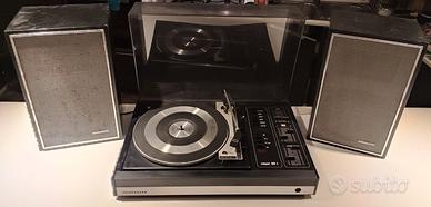 GIRADISCHI e CASSE vintage TELEFUNKEN funzionanti