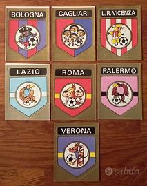 lotto 7 figurine Panini scudetti 1972/73