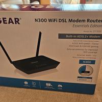 Netgear N300 WiFi DSL modem router D1500