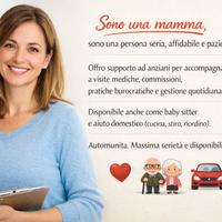Assistenza anziani, baby sitter, servizi vari