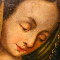 QUADRO OLIO MARIA REGINA DELL'800