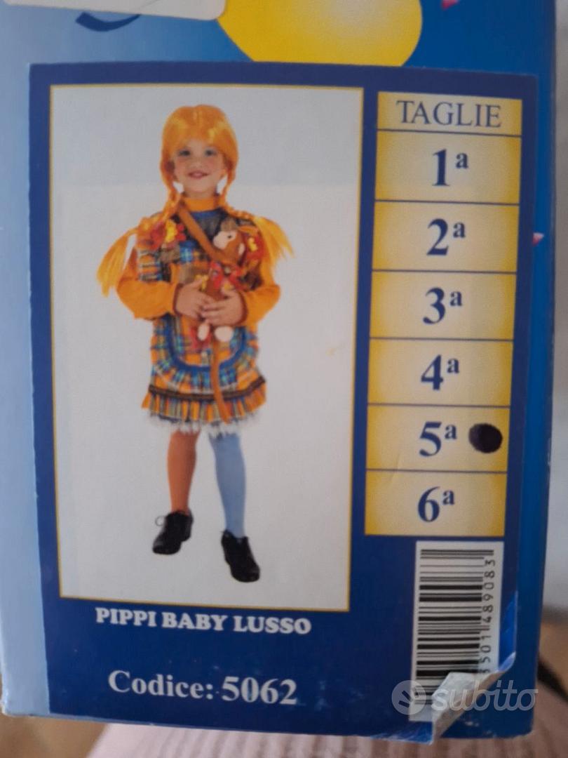 Costume di carnevale Pippi calzelunghe 2/3 anni - Tutto per i bambini In  vendita a Napoli