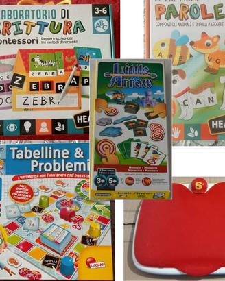 Bundle 5 Giochi didattici per bambini 3-10 anni