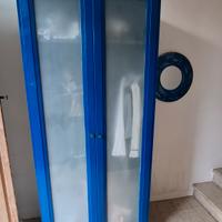  armadio e specchio rotondo