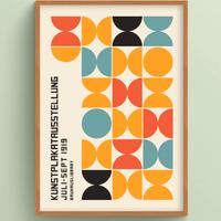 Bauhaus Abstract Retrò tela Canvas. Expò 1923