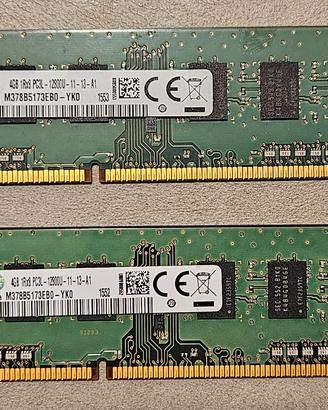 RAM Samsung 8GB (2x4GB) DDR3L 1600MHz PC3L-12800U