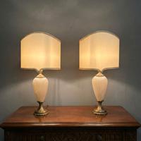 Coppia lampade classiche in vetro-I.L.D.C.