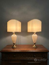 Coppia lampade classiche in vetro-I.L.D.C.