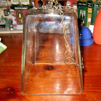 antica piccola Lampada a sospensione in vetro irre