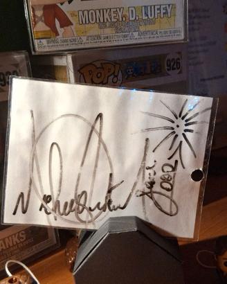 Autografo Michael Jackson su vip pass