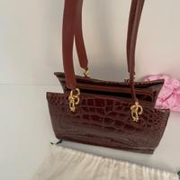 Borsa vintage vera pelle cocco