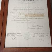 4 documenti del regno d'italia (Umberto I)