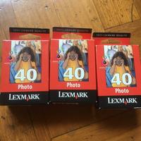 3 x cartucce Lexmark 40