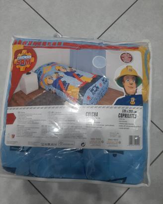 TRAPUNTA LETTO SINGOLO  SAM IL POMPIERE