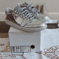 Air Jordan 1 Retro Low OG Pinnacle Metallic Silver