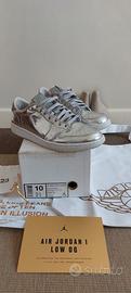 Air Jordan 1 Retro Low OG Pinnacle Metallic Silver