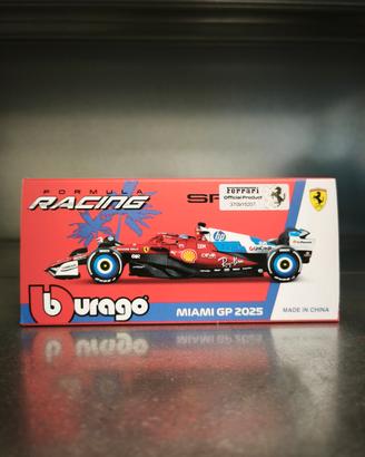 1:43 Ferrari SF-25 #16 Leclerc Miami GP 2025