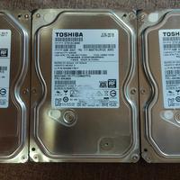 3 Hard disk Toshiba da 500Gb