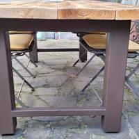 Tavolo  in stile industriale 200 x 90