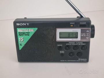 Radio portatile Sony ICF M260 vintage nera FM AM