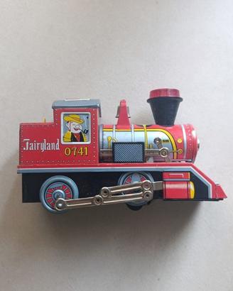 Locomotiva Giocattolo in Latta Daiya Japan 0741 Fa