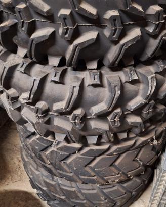 2 Pneumatico Quad 22 x 10 - 10 Gomma Strada