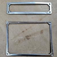 Porta Targa INOX Cromati Lancia Fulvia Coupè