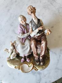 Scultura Capodimonte Firmata -