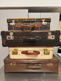 Valigie vintage originali anni ‘50/60 arredamento