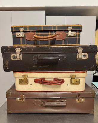 Valigie vintage originali anni ‘50/60 arredamento