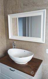 SPECCHI TOFTBYN CORNICE BIANCA 85X65 ANCHE X BAGNO