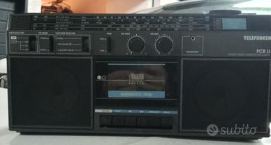 radio cassette vintage anni 80