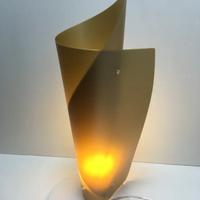LINEA ZERO - Lampada tavolo moderna d.20 Vela oro