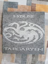 Quadretto Stemma Targaryen inciso al laser