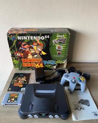 Nintendo 64 Donkey Kong 64 Pak PAL-Console+Gioco