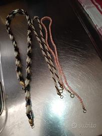 Collane lottoDi tre vintage 