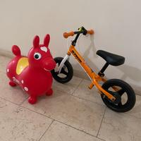 Bici senza pedali BTWIN + Rody gonfiabile