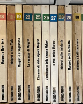 Simenon - Inchieste Maigret e altre edizioni