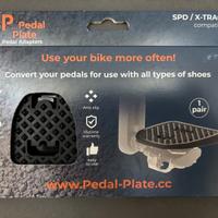 Pedal Plate : Pedal Adapters SPD / X-Track