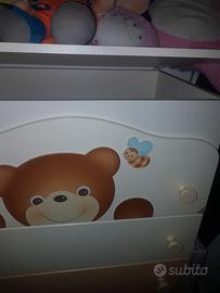 Fasciatoio piu cassettiera