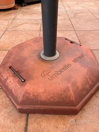 Base in cemento per ombrellone