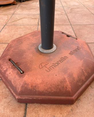 Base in cemento per ombrellone