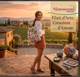 Sacca Granny SIMONAMI: Un Mondo All' Uncinetto 