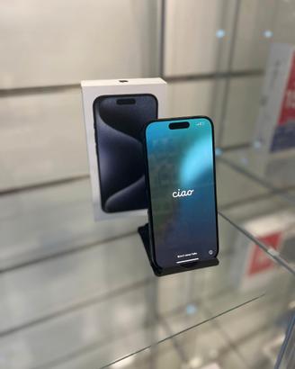 iPhone 15 Pro 256GB Blu-Garanzia 12 Mesi