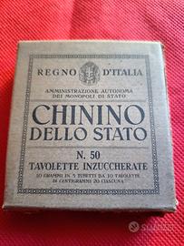 Chinino dello Stato scatola completa 1944